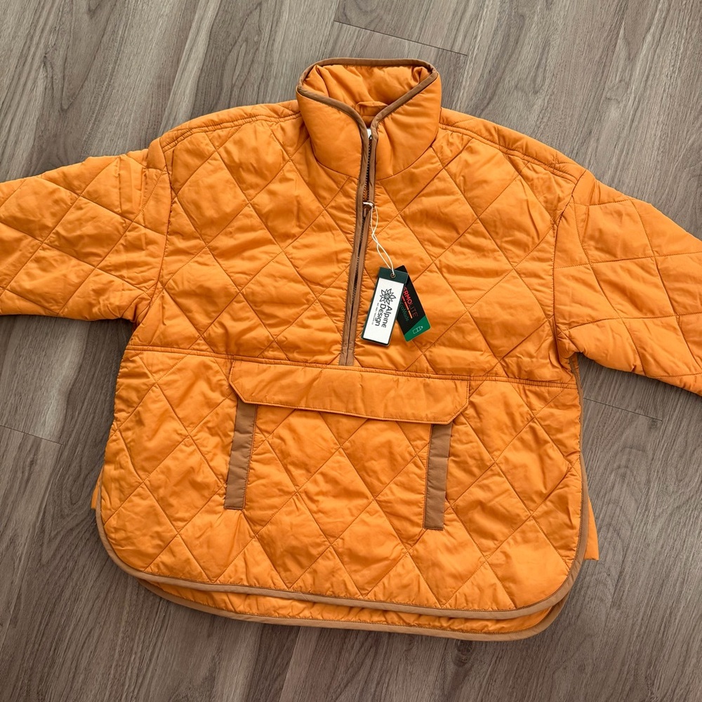 Alpine Design Orange Quilted Jacket - Picture 6 of 8